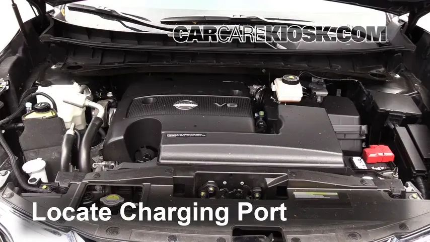 2015 Nissan Murano Platinum 3.5L V6 Air Conditioner Recharge Freon